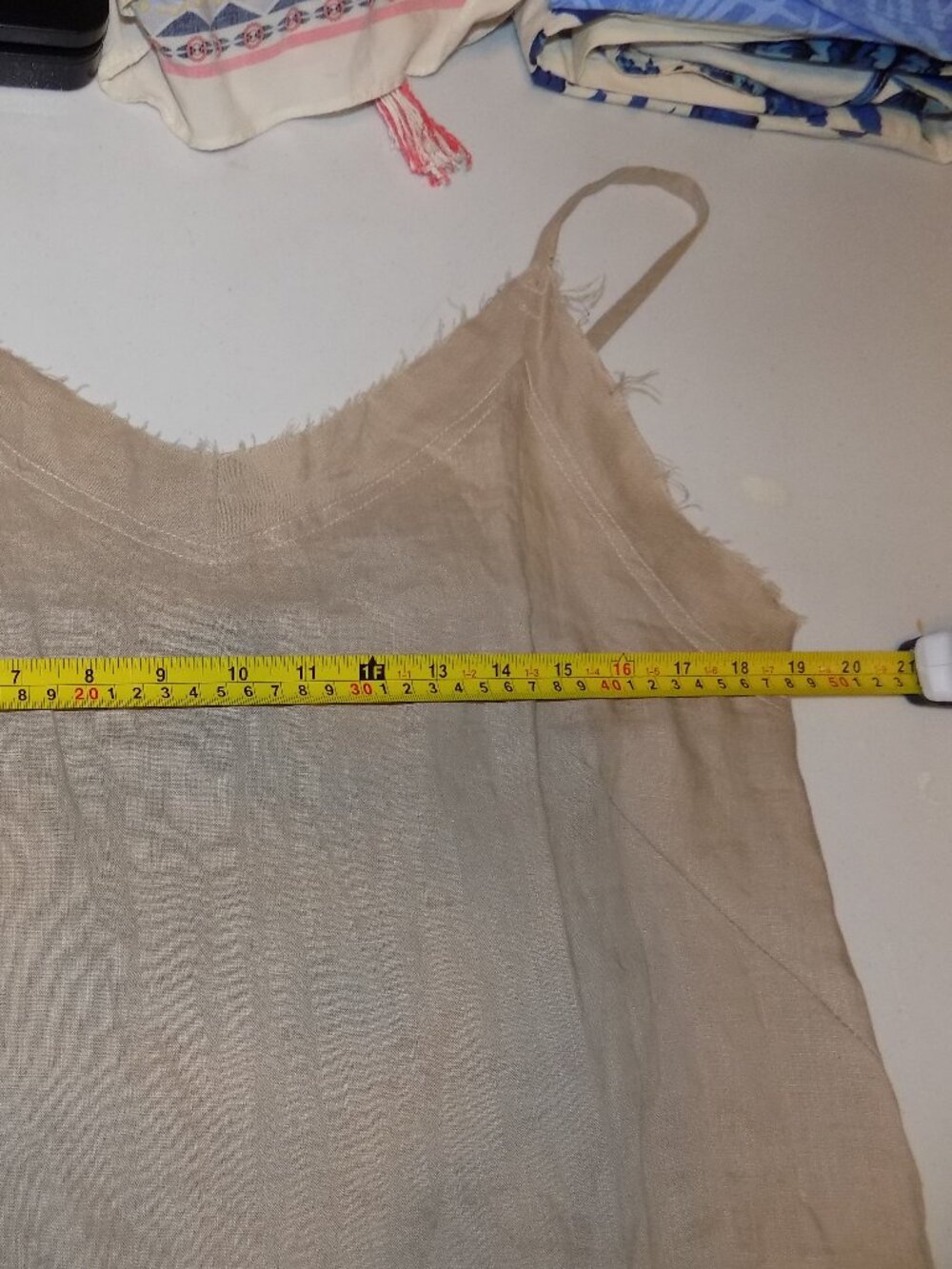 MYRAH PENALOZA Aura Slip 100% Linen Dress One Size Tan Beige NWOT - Picture 11 of 12
